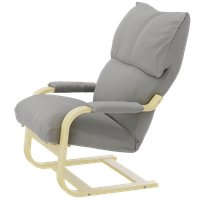 Кресло-качалка Glider Марго М81 (светло-серый/дуб шампань)