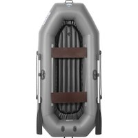 Моторно-гребная лодка Лоцман Гребная под мотор стандарт ЛС-260 ВНД (серый)