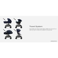 Коляска прогулочная «книга» Cybex New Melio (moon black)