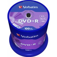 DVD+R диск Verbatim 4.7Gb 16x 43551 (100 шт.)