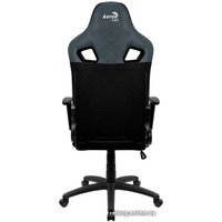 Игровое (геймерское) кресло AeroCool Earl Steel Blue (черный/синий)