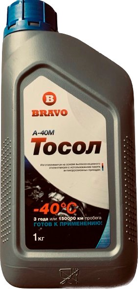 

Тосол Bravo А-40М 1кг