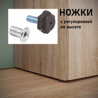 Шкаф распашной Mio Tesoro Tandem 2D (дуб сонома)