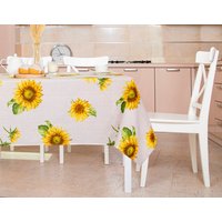 Скатерть АртПостель Подсолнухи СБ.150x220