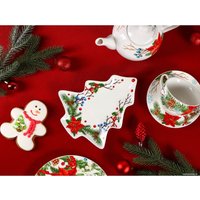 Чашка с блюдцем Magistro Новый Год. Пуансеттия 6974518