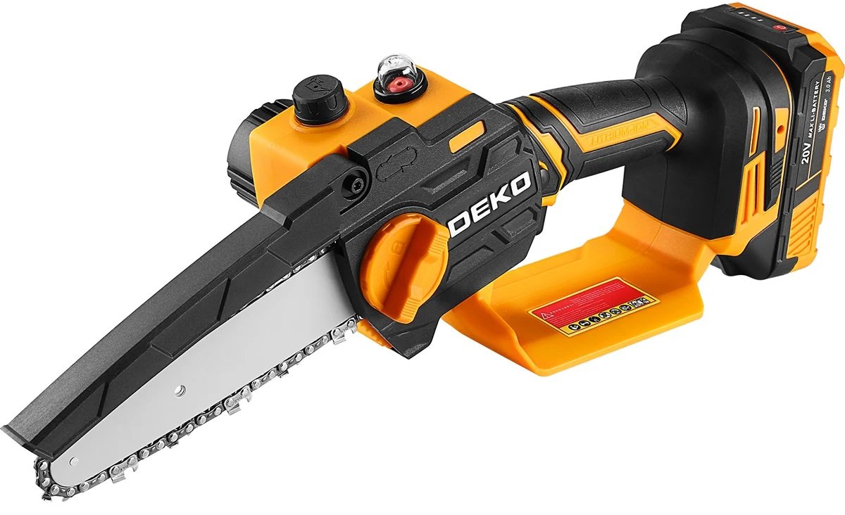 

Аккумуляторная пила Deko DKCHS 20-6 063-4307-1 (с 1-им АКБ)