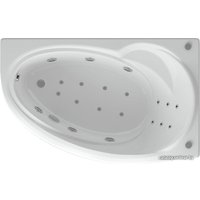 Ванна Aquatek Бетта 160х97 без гидромассажа (правая, с экраном и каркасом)