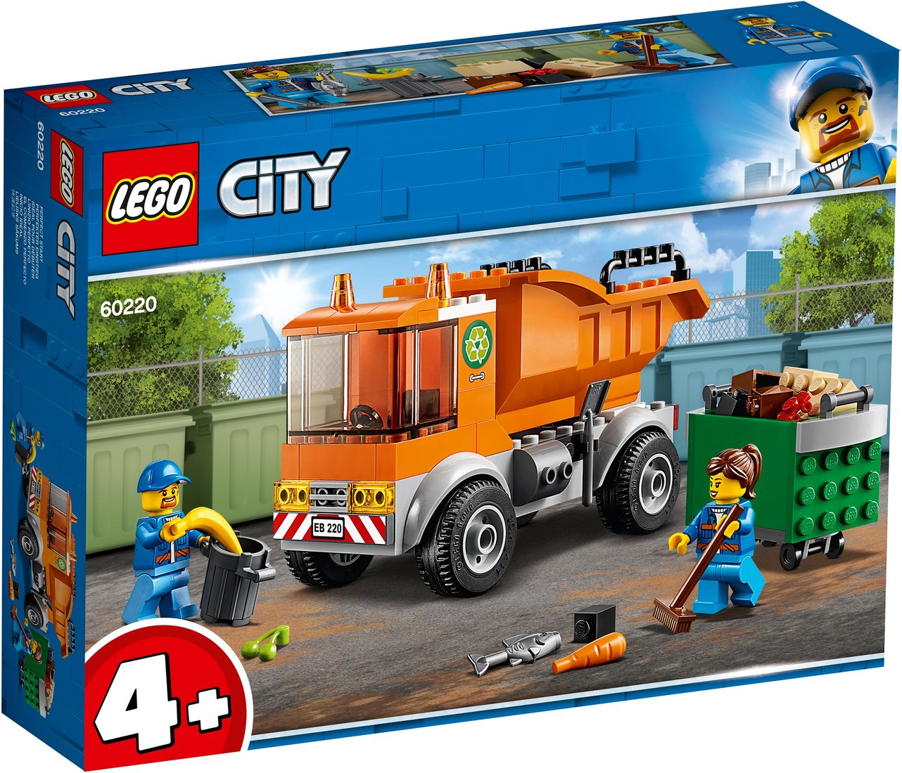 

Конструктор LEGO City 60220 Мусоровоз