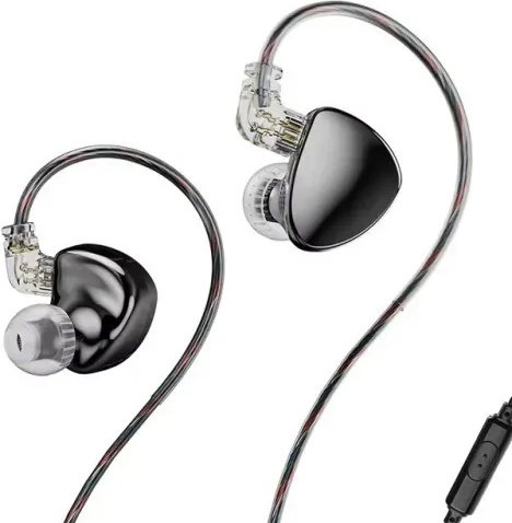 

Наушники TRN MT5 3.5 мм (черный, с микрофоном)