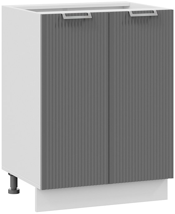 

Шкаф напольный Трия Кимберли 1Н6 (белый/титан)