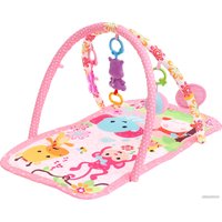 Развивающий коврик Sima-Land Любимый зоопарк 668-41 10135738 (розовый)