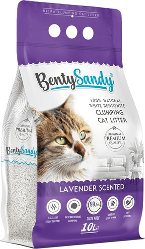 Наполнитель для туалета BentySandy Lavender Scented 10 л