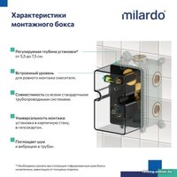 Душевая система  Milardo Rora RORSB03M68
