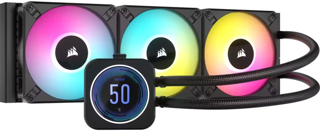 

Система жидкостного охлаждения для процессора Corsair iCUE H150i Elite LCD XT CW-9060075-WW