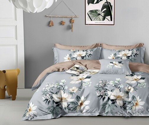 

Постельное белье Реноме 2сп Оливковая коллекция. Простыня на резинке УУ 877 (поплин)