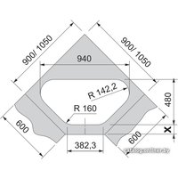 Кухонная мойка Franke Antea AZG 661-E (белый)