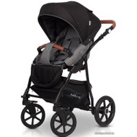 Универсальная коляска Riko Basic Bella Lux (3 в 1, 01/темно-серый)