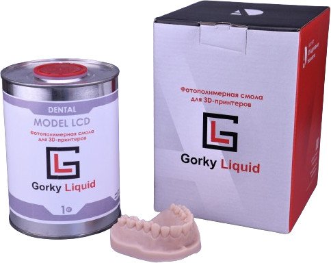 

Фотополимер Gorky Liquid Dental Model LCD/DLP Peach 1 кг
