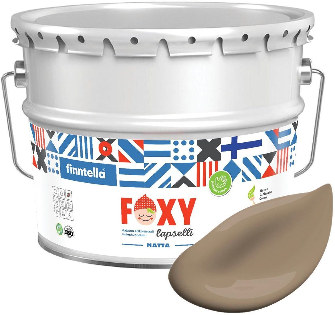 

Краска Finntella Foxy Lapselli Matte Kyla F-50-1-9-FL231 9 л (коричневый)