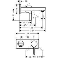 Смеситель Hansgrohe Metris S 31162000