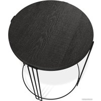 Журнальный столик Sheffilton SHT-CT53-1 (сонора/черный муар)