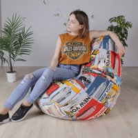 Кресло-мешок Flagman Груша Макси Г2.4-12 Найс А01