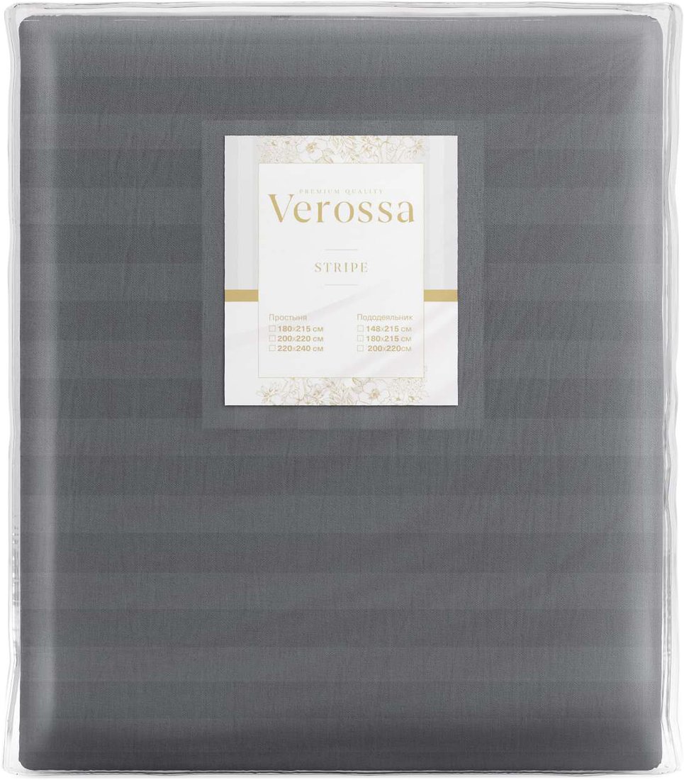 

Постельное белье Verossa Stripe 180x215 70032 (Gray)