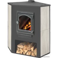 Свободностоящая печь-камин Этна ДТ-4С угловой