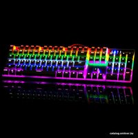Клавиатура Motospeed CK104 RGB Blue Switch (черный/серебристый)