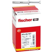 Дюбель-гвоздь Fischer N 6 x 40/10 F 513840 (100 шт)