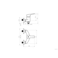 Смеситель Rubineta Uno-12/K (BK2) N20D661