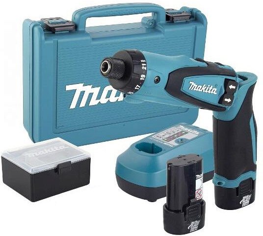 

Электроотвертка Makita DF012DSE (с 2-мя АКБ, кейс)