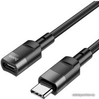 Кабель Hoco U107 USB Type-C - USB Type-C (1.2 м, черный)