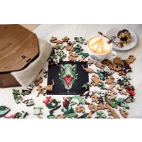 Пазл Eco-Wood-Art Ти-рекс в деревянной упаковке