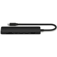 Док-станция Satechi 7-in-1 USB-C Slim Multiport Adapter with Ethernet ST-P7SK (черный)