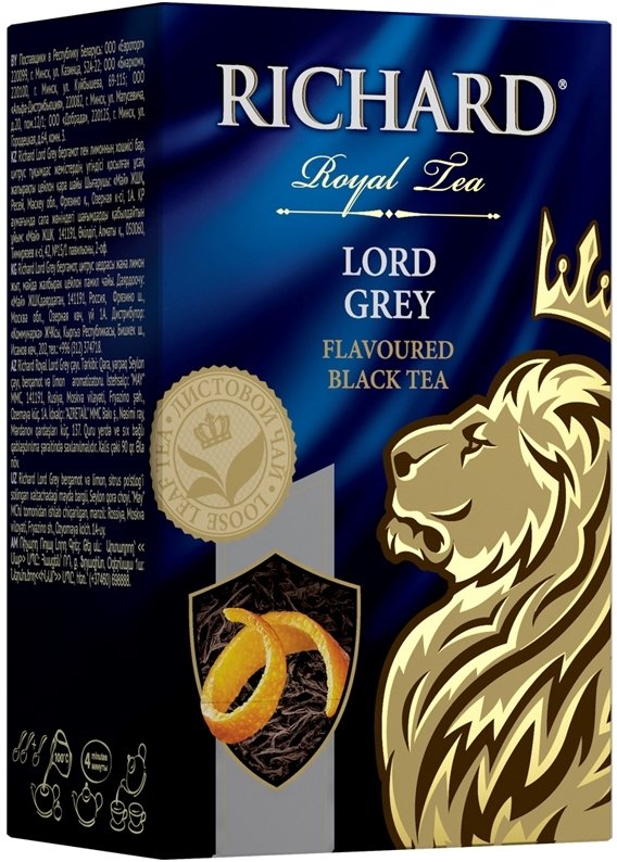 

Черный чай Richard Lord Grey 90 г