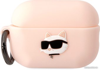 Чехол CG Mobile Karl Lagerfeld NFT 3D Choupette для AirPods Pro 2 KLAP2RUNCHP (розовый)