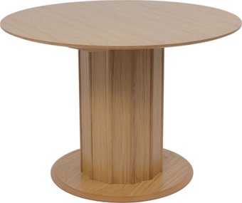 Кухонный стол Оримэкс Олаф 1100-1400x1100 (светлый дуб без тонировки/светлый дуб)