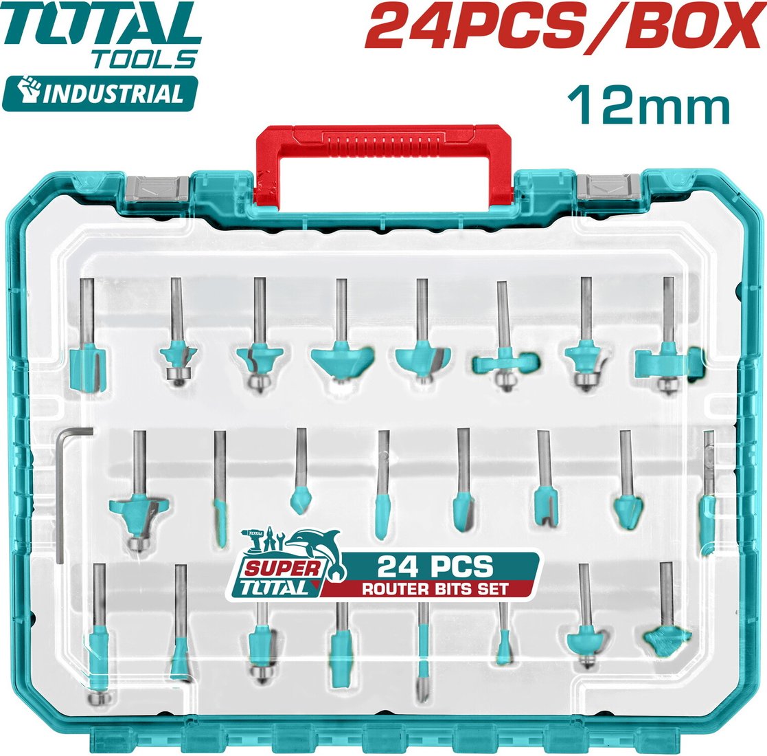 

Набор фрез Total TACSR12412 (24 предмета)