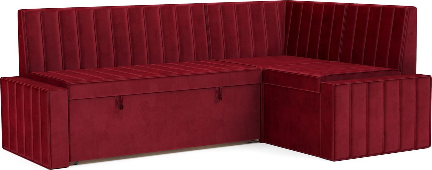 

Угловой диван Мебель-АРС Вермут 191x83x121 M11-24-1 (красный Star Velvet 3 Dark Red)
