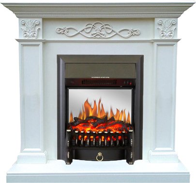 

Каминокомплект Smolcom Verona STD-ASP с RealFlame Fobos-S Lux BL LT (бьянко белый дуб)