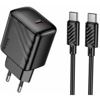 Сетевое зарядное Hoco CS24A USB Type-C (черный)