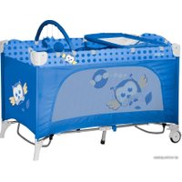 Манеж-кровать Lorelli Travel Kid Rocker Blue Baby Owl [10080231418]