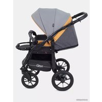 Универсальная коляска Rant Patio (3 в 1, 02, серый/желтый)