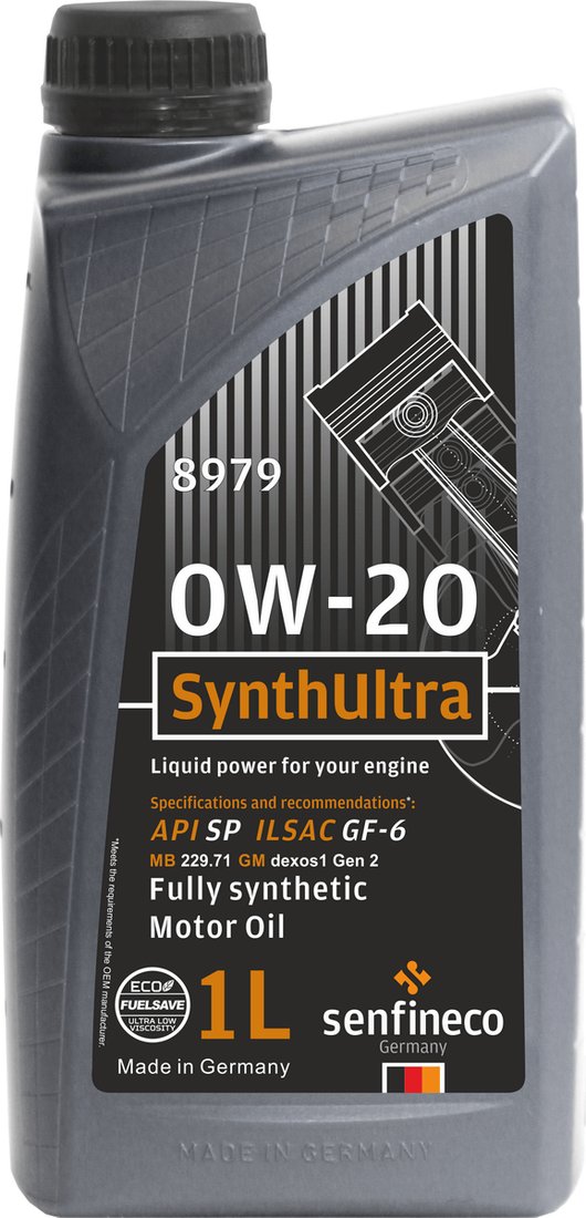

Моторное масло Senfineco SynthUltra 0W-20 API SP GF-6, 1л