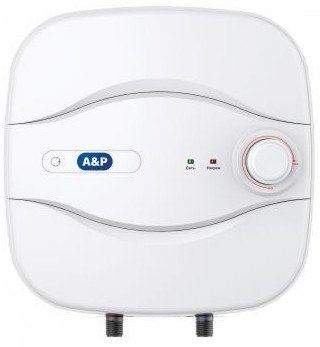 Накопительный электрический водонагреватель над мойкой A&P 310-15A