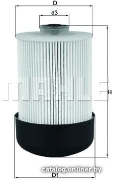 Топливный фильтр Mahle Knecht KX33822D
