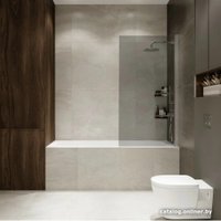 Стеклянная шторка для ванны Benetto Open BEN802-SLT