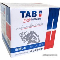 Мотоциклетный аккумулятор TAB YB5L-B (5 А·ч)