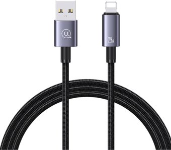 Кабель Usams US-SJ667 USB Type-A - Lightning (1.2 м, черный)